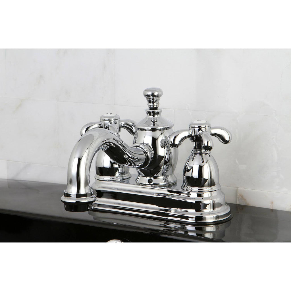 4x22 Centerset Bathroom Faucet, Brushed Nickel W89321