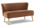 Cognac Accent Bench W8568