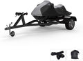 Gray / Black Trailerable Jet Ski Cover with Trailer Straps and Storage Bag V210