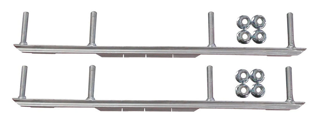 Red XCS Snowmobile Skis with 7.5" Shaper Bars Complete Kit B72854