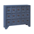 Archipelago Blue Apothecary-Style Chest Q778439