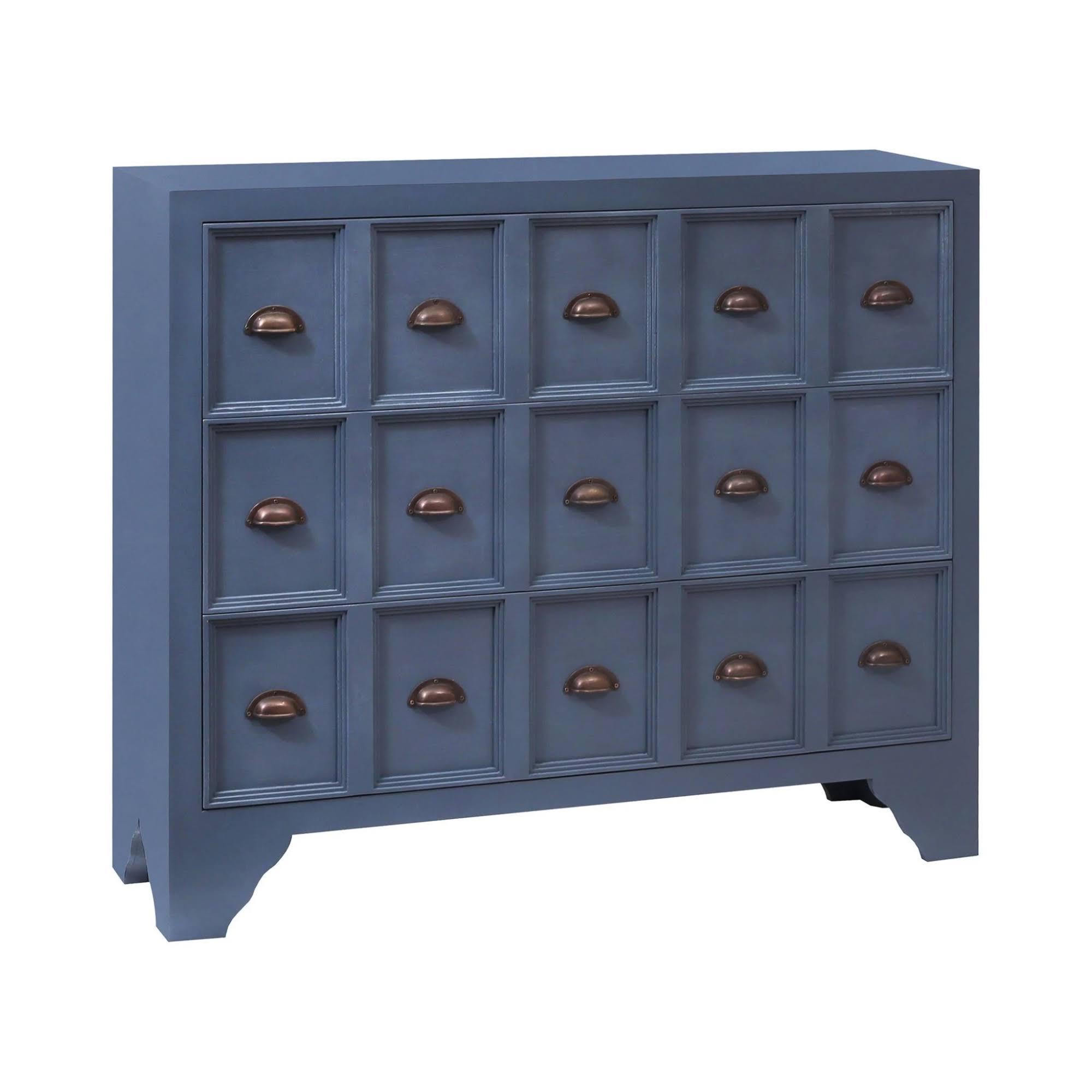 Archipelago Blue Apothecary-Style Chest Q778439