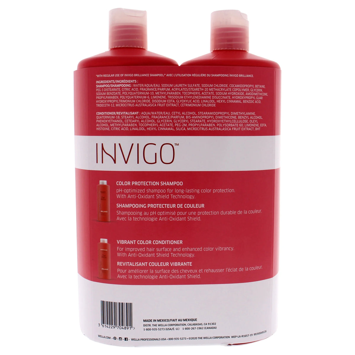 33.8 oz Shampoo & Conditioner Duo for Colored Hair I7587