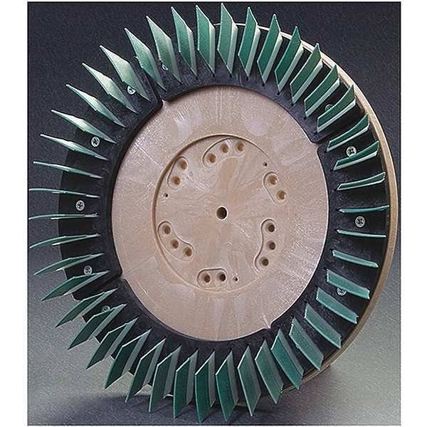 Polishing Abrasive Pad, 14 In dia, 400 Grit W412