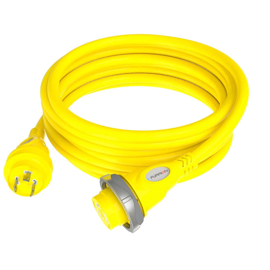 30A 125V Marine Cordset 50ft Yellow G259275