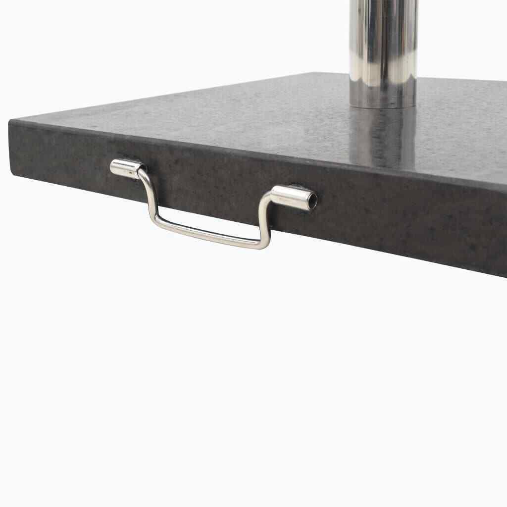Granite Parasol Base 66.1 lb Square Black S509464