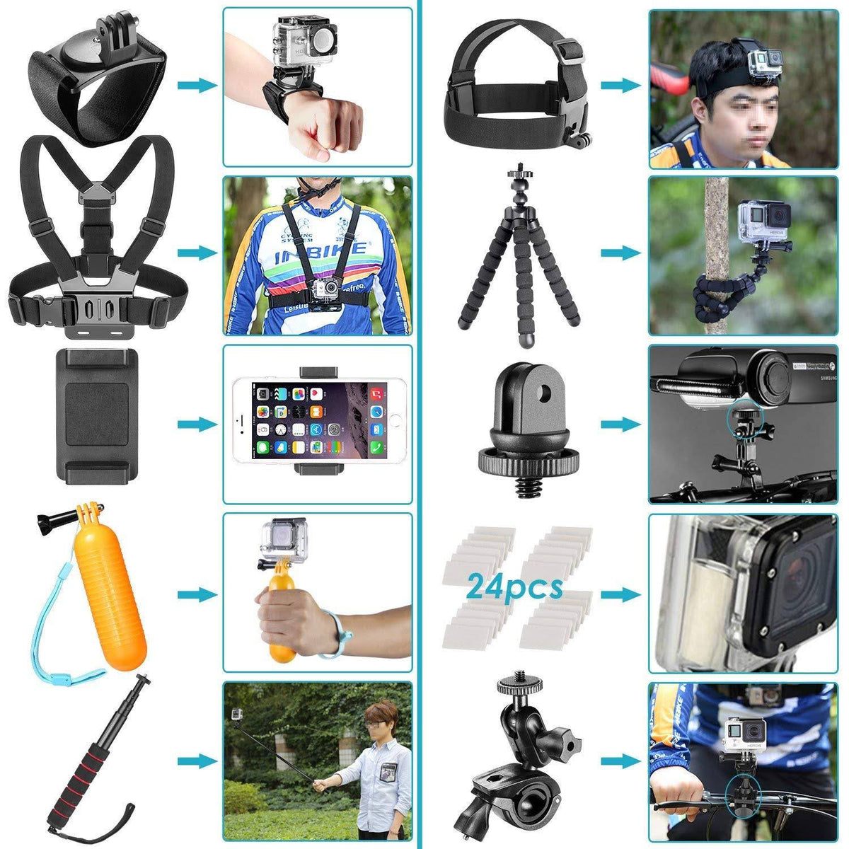 83-In-1 Action Camera Accessory Kit R4823