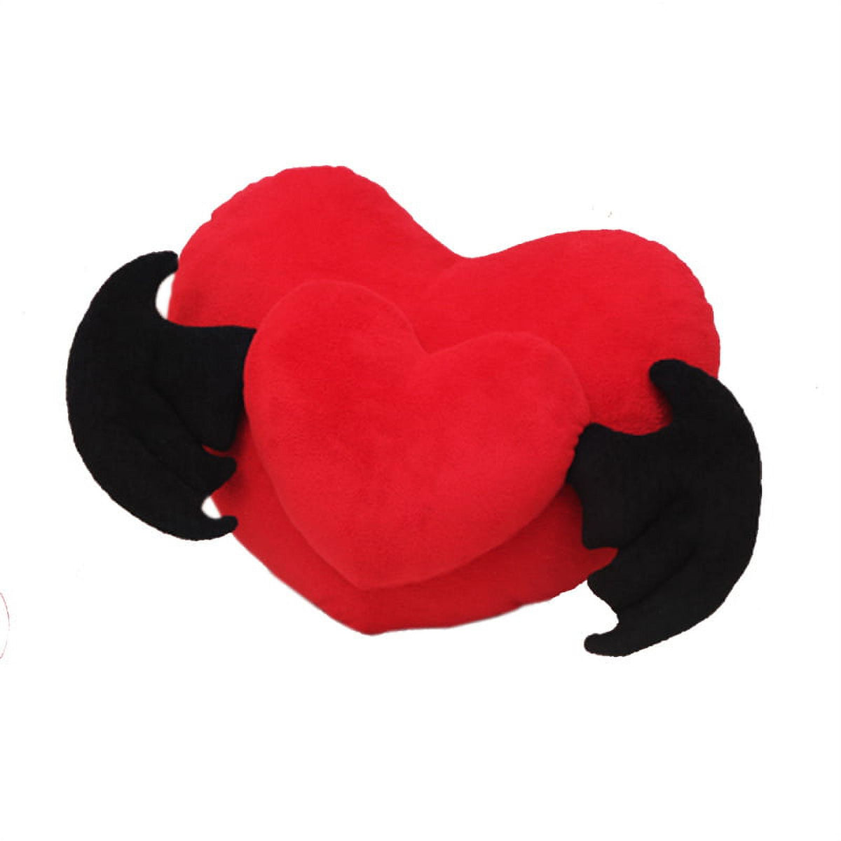 Demon Heart Shape Handmade Plush Pillow Making Craft Kit K106296