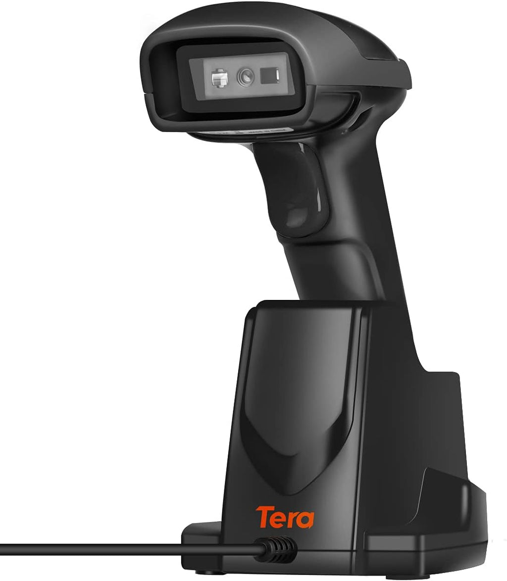 Wireless Barcode Scanner 1D 2D QR with USB Charging Base, Pack of 2 P915770