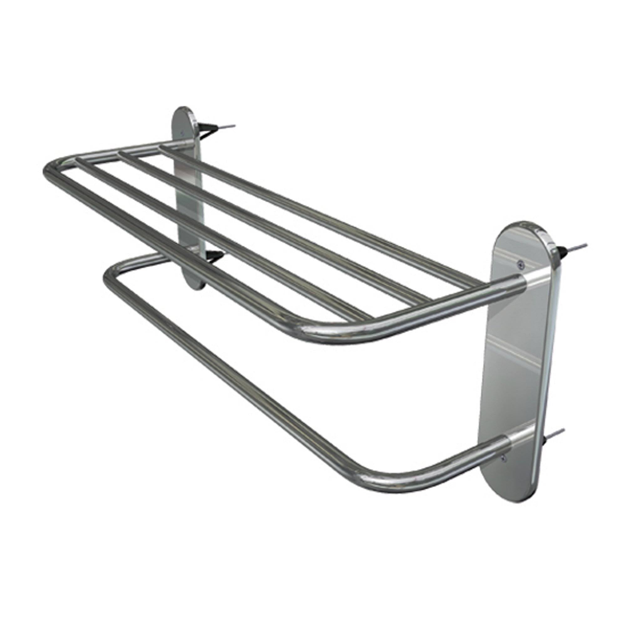 24-inch Satin Nickel Stainless Steel Towel Rack Q907433