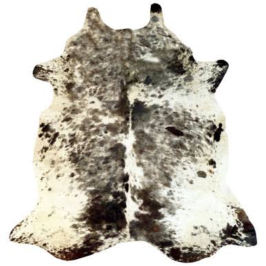 Extra Large Black White Gray Cowhide K73185