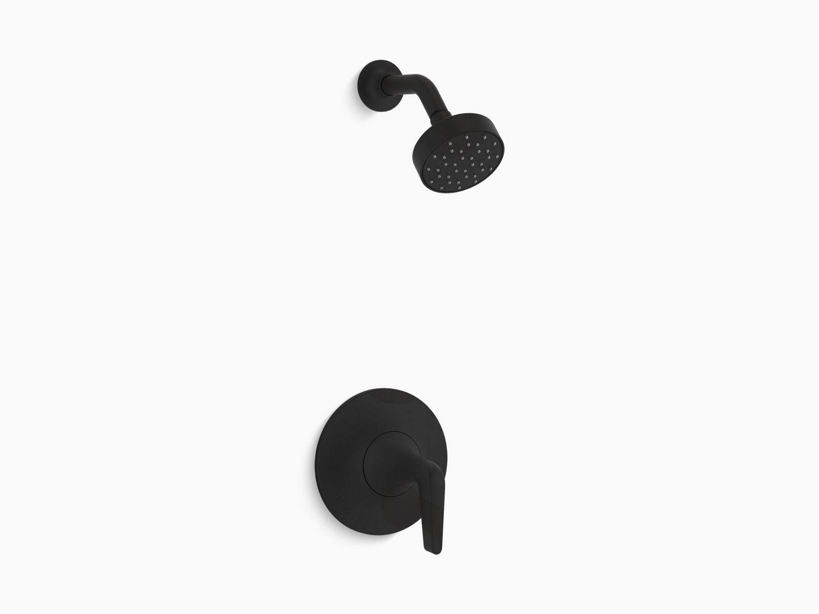 Matte Black Shower Trim Set S253163