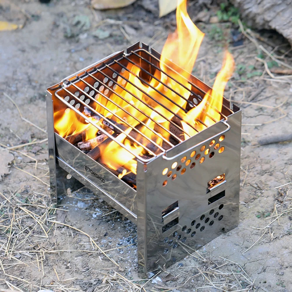 Stainless Steel Adjustable Stove Stand for BBQ Grill M76804