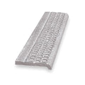 Stair Nosing, Gray, 60In W, Cast Alum J981