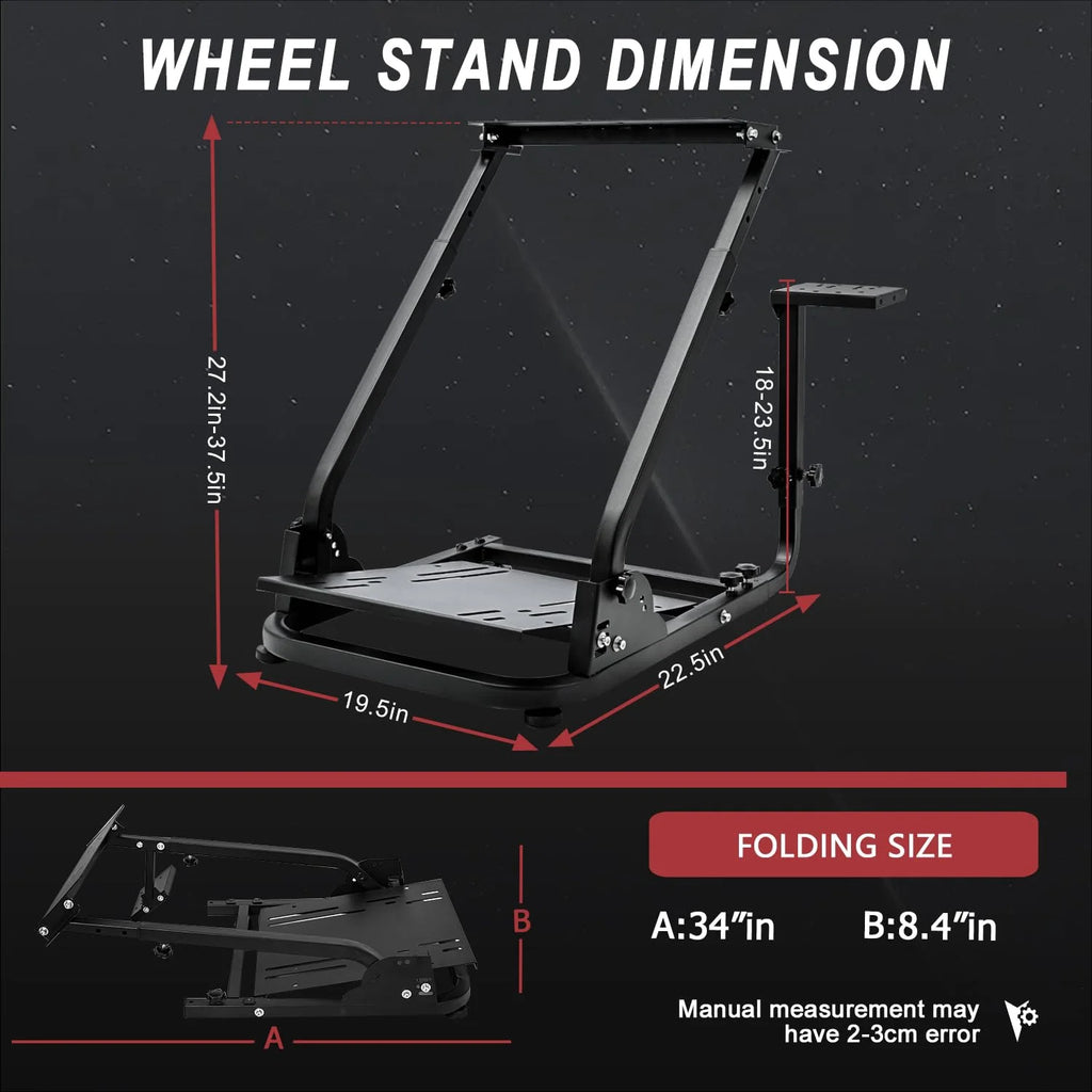 Racing Wheel Stand with Adjustable Shifter Mount H3714