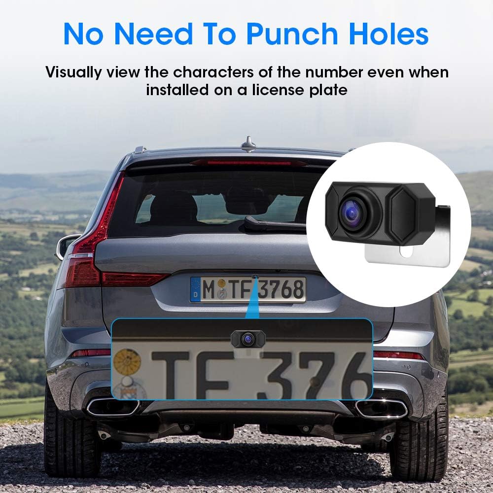 Wireless Backup Camera with 5'' Monitor, Waterproof Night Vision Camera T298861