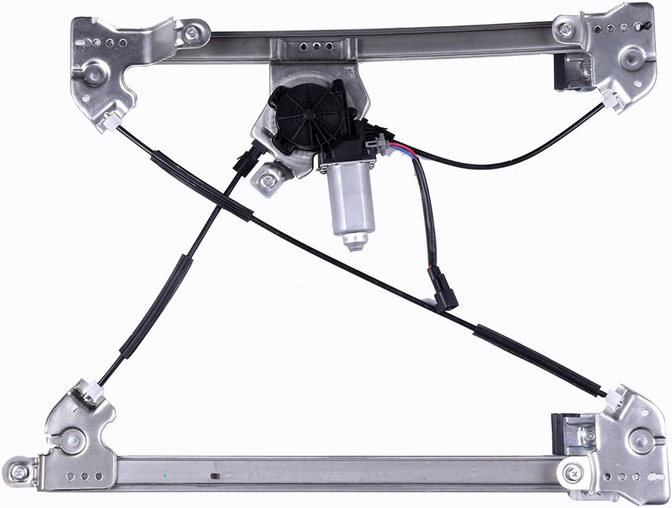 Front Left Power Window Motor and Regulator Assembly Pack of 2 F82637