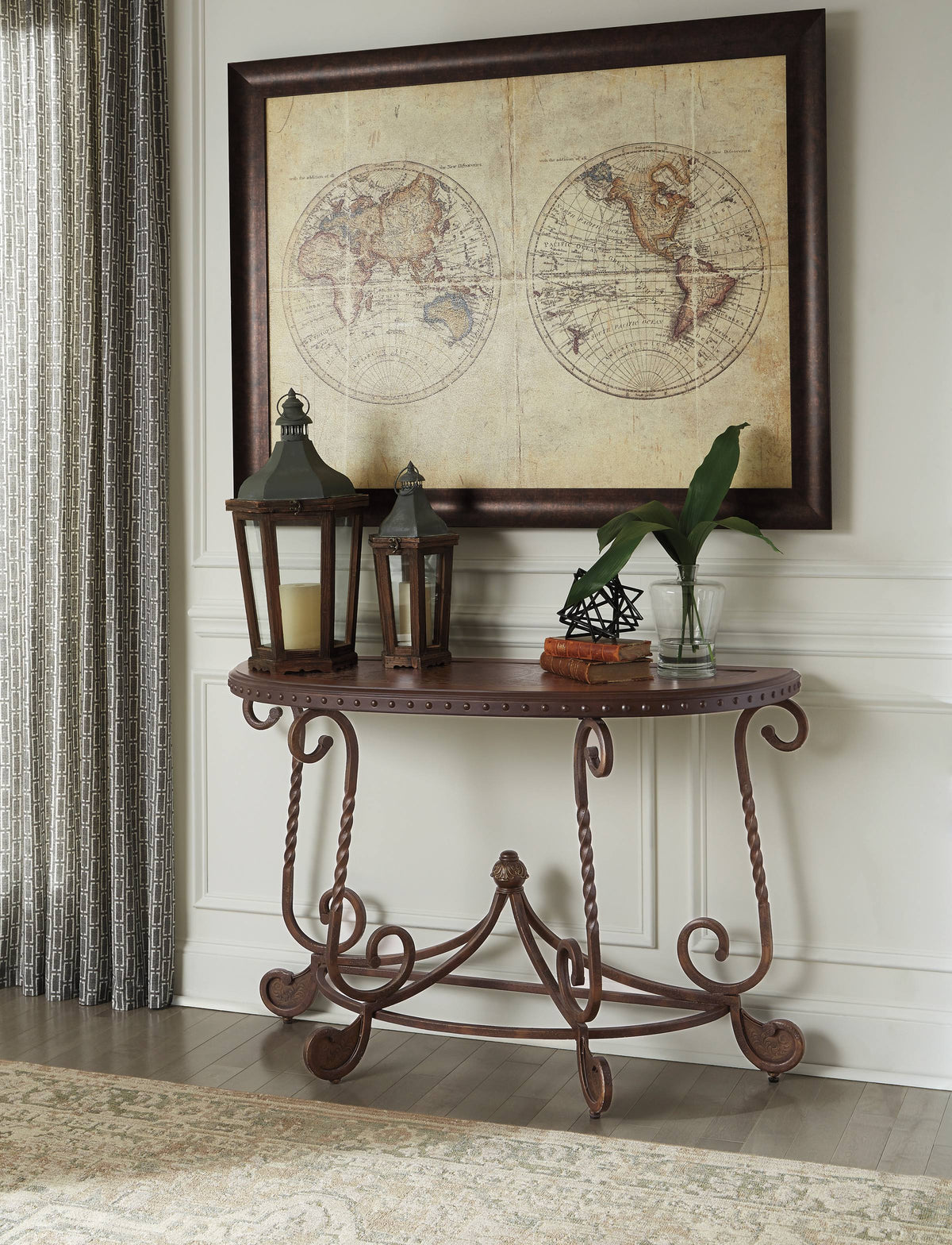 Dark Brown Sofa Table L229366