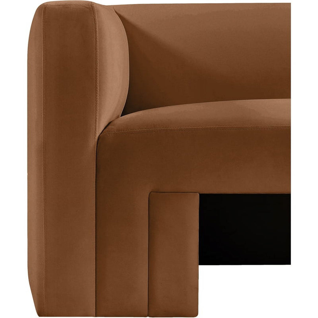 Saddle Velvet Loveseat Z270673