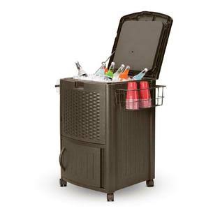 Chest Cooler 77 qt. 4-Wheel Casters Styrofoam L84886