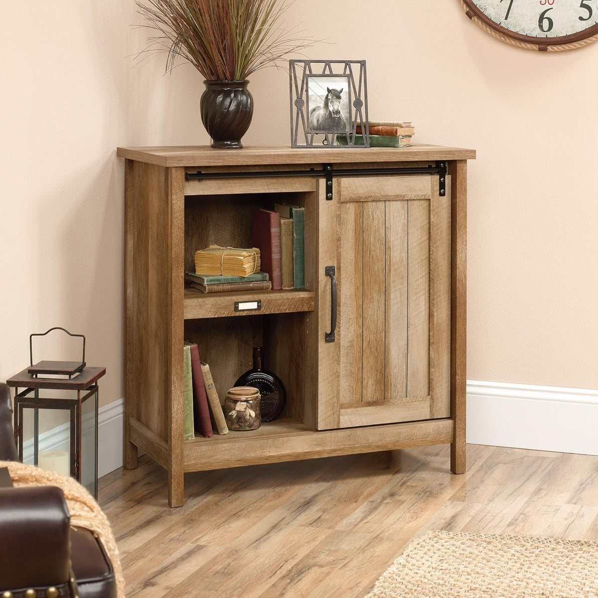 Craftsman Oak Storage Cabinet D73050