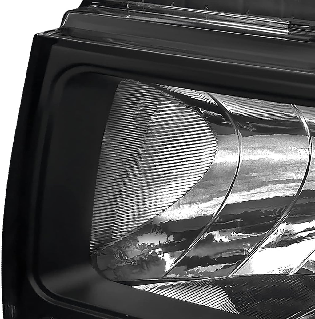 Euro Black Headlights Pair Z556066