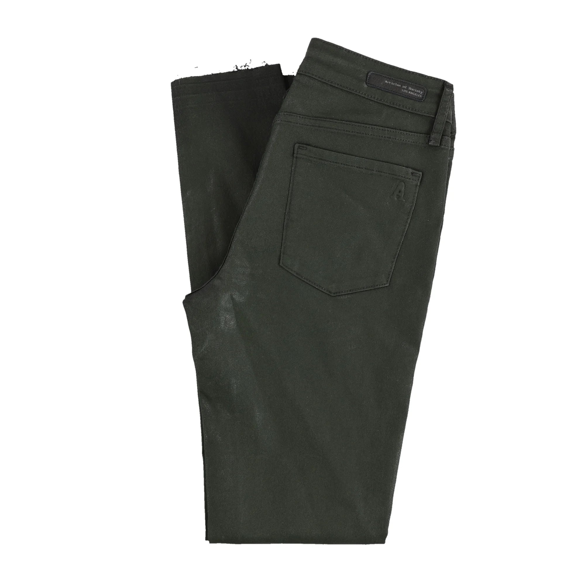 Green Skinny Fit Jeans T235