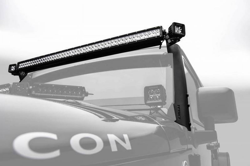 A Pillar Roof Single Bar 52" Mounts Straight W571154