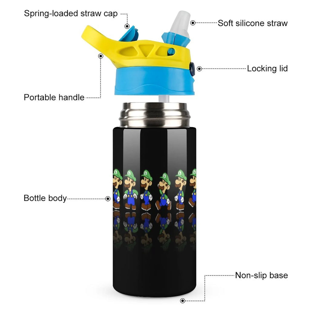 Insulated Stainless Steel Water Bottle with Straw A2660