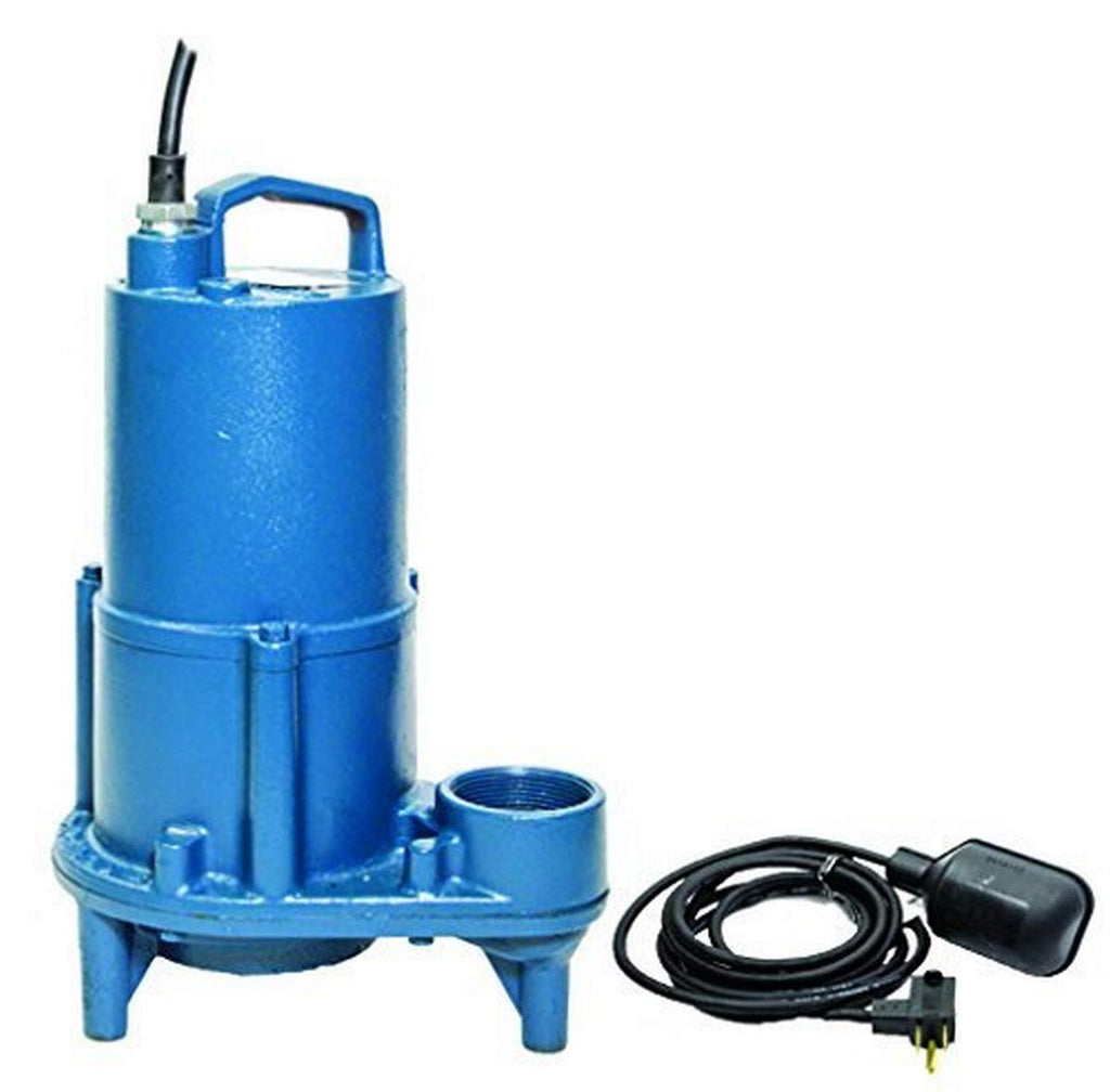 1/2 hp 115V Sewage Pump with Wide Angle Float Switch C9638