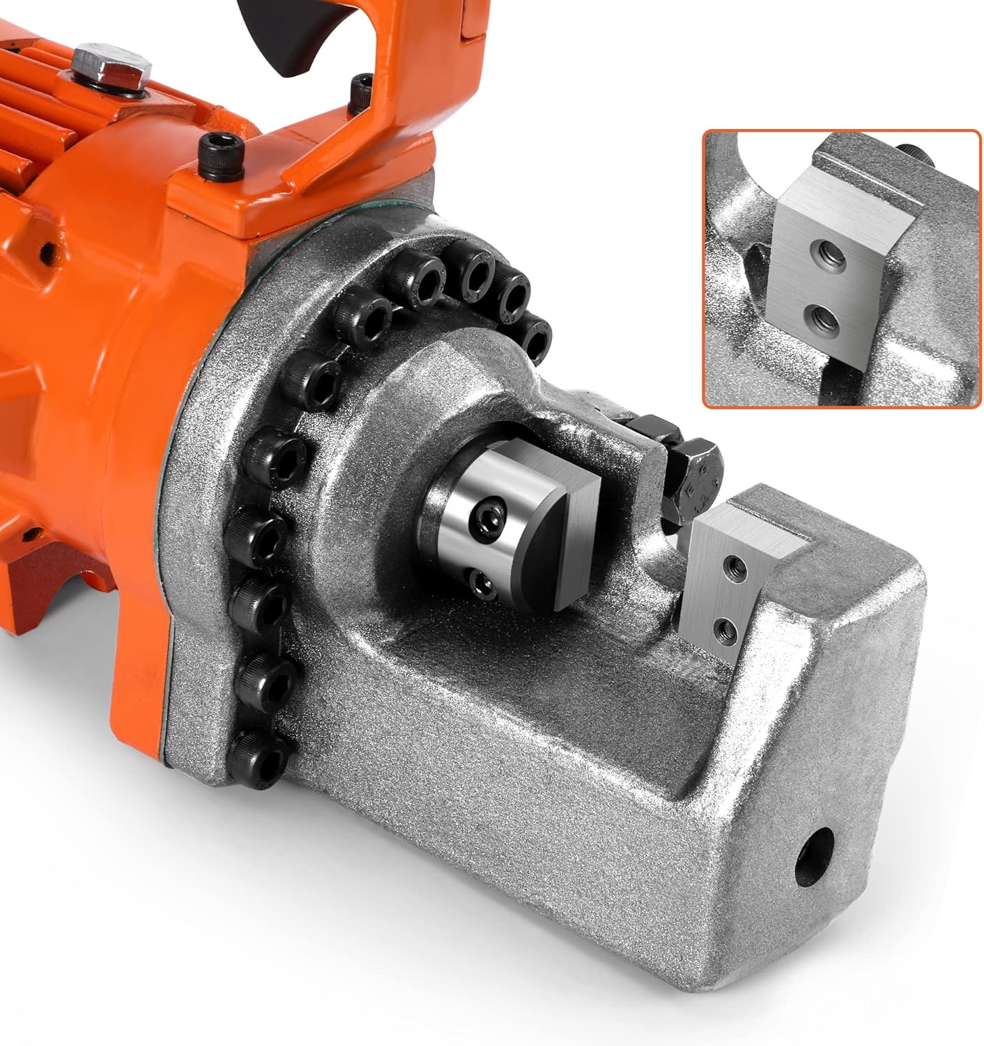 Rebar Cutter, 1250W Electric Hydraulic, Cutting up to 3/4 Inch 4-20mm #6 Rebar, with Replaceable Jaw Blades (AC 110V RC-20) G4812
