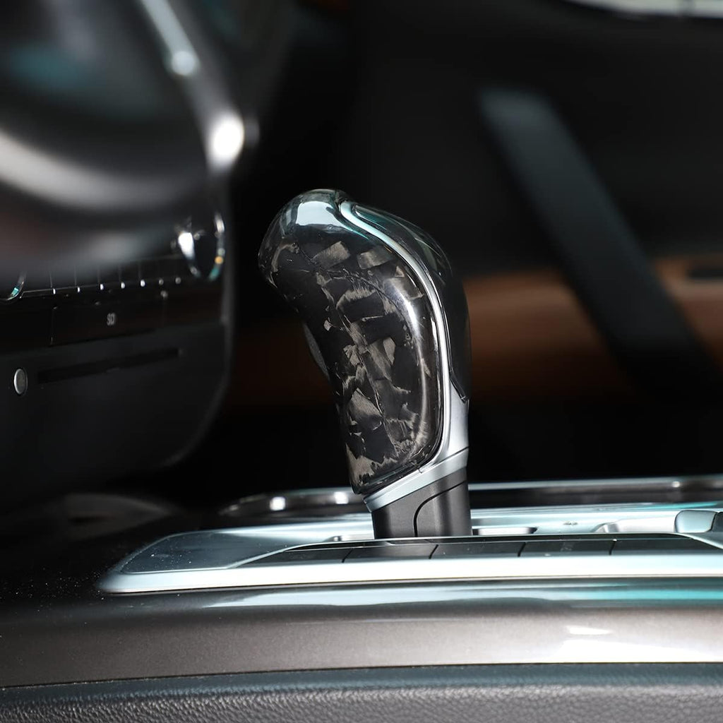Real Carbon Fiber Gear Shift Knob Head Cover (Black) U860