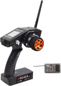 RC Controller Transmitter with Receiver Pistol Grip Remote for RC Car Boat Pack of 2 A73930