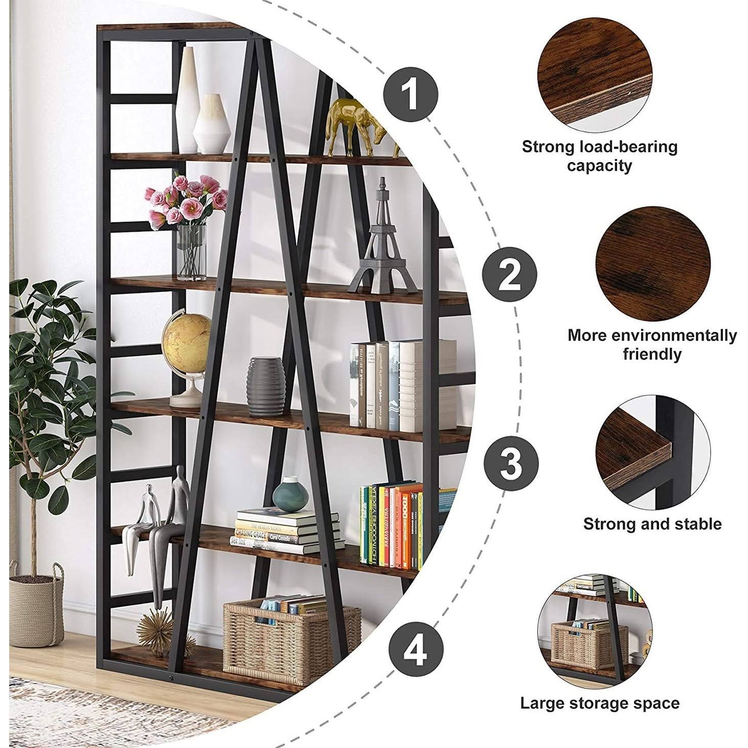 White Open Bookshelf N37393