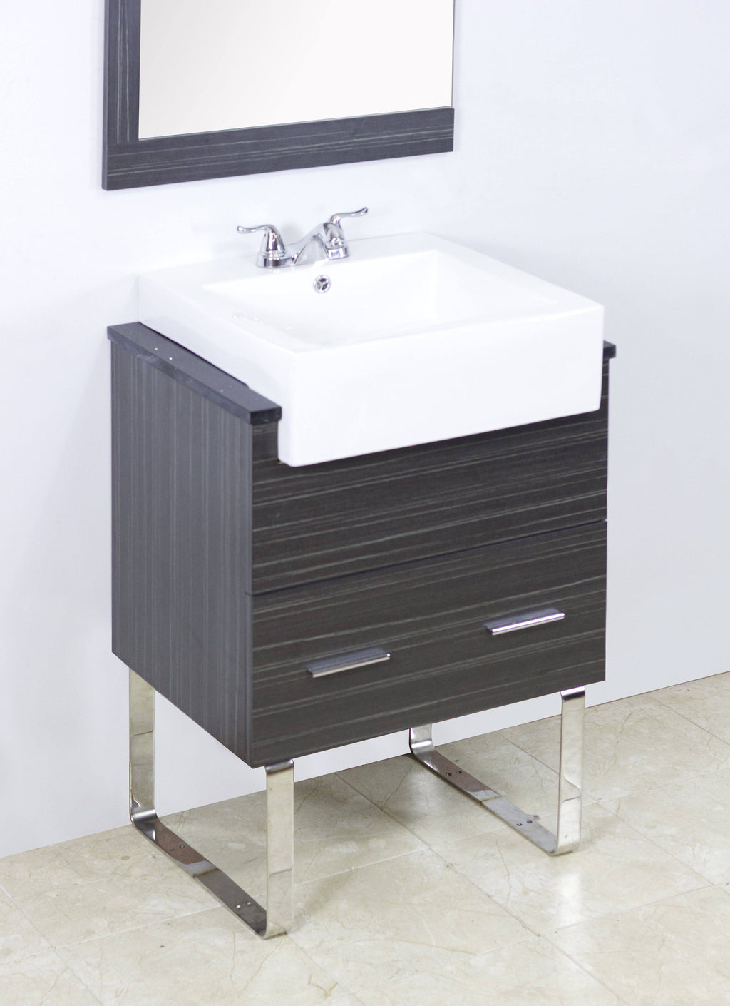 Semi-Recessed White Vessel H781267