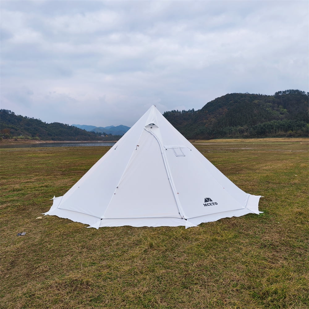 Pyramid Teepee Tent for 5 8 People with Stove Jack R33000