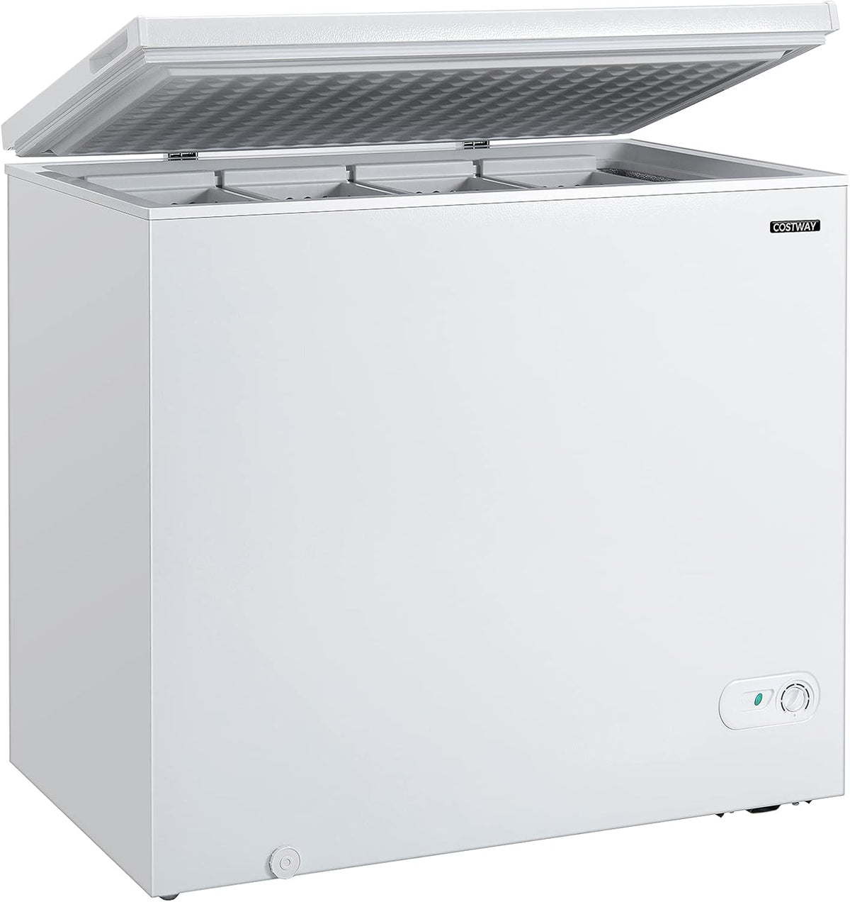 7.0 Cu.ft Upright Single Door Chest Freezer with 4 Removable Baskets A9670