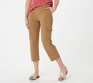 Regular Stretch Crop Pant, Size Small, Sweet Caramel Z780780