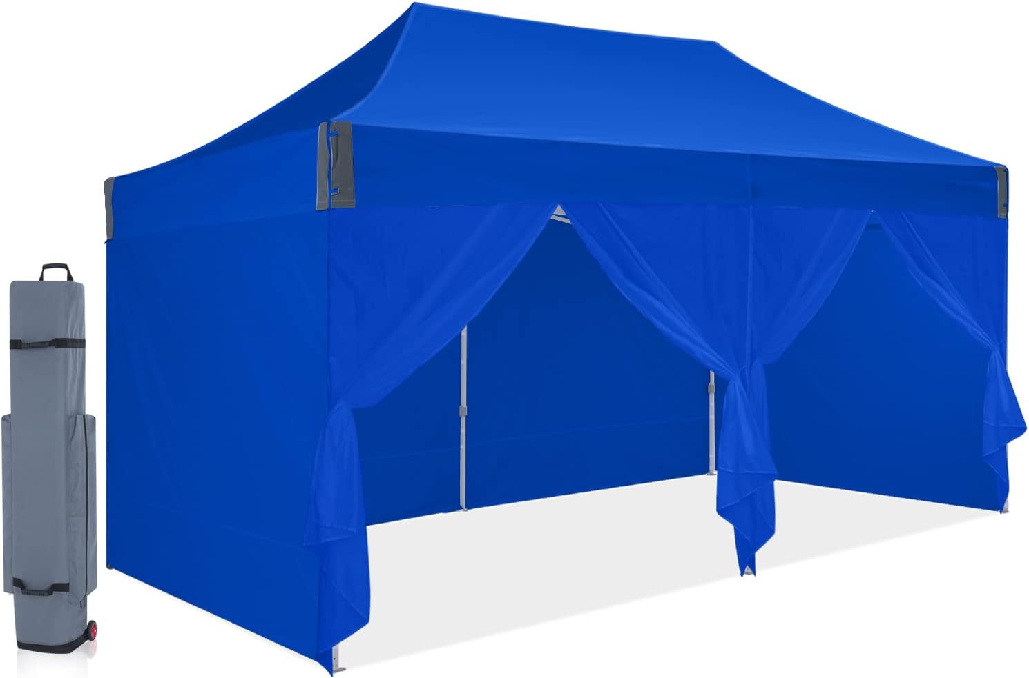 10'x20' Enclosed Instant Pop Up Canopy Tent with Removable Sides Walls Z11323