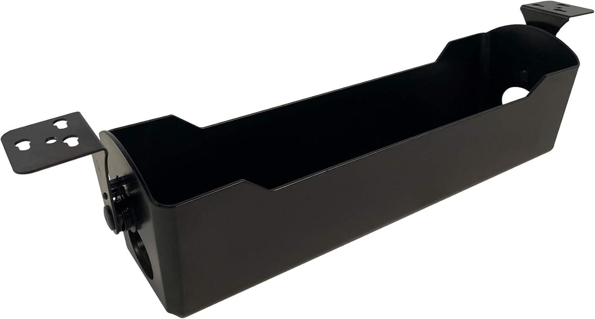 Cable Management Tray Accessory for Sit Stand Desk, White, Pack of 2 G6934