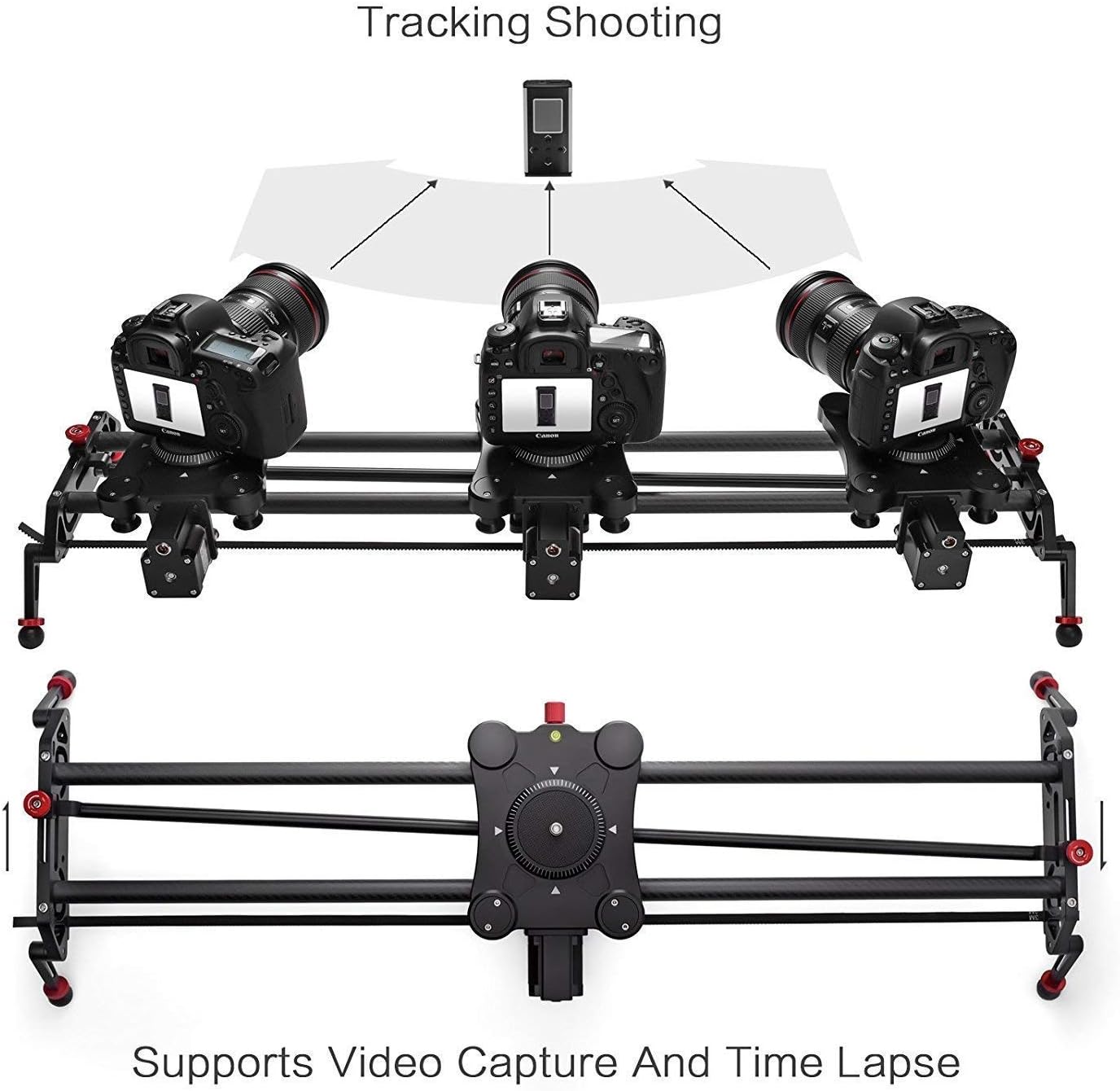 31 80cm Camera Slider Track Dolly Rail System M6380
