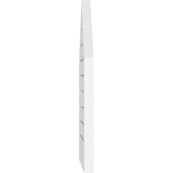 Peaked Top Surface Mount PVC Gable Vent Q7622