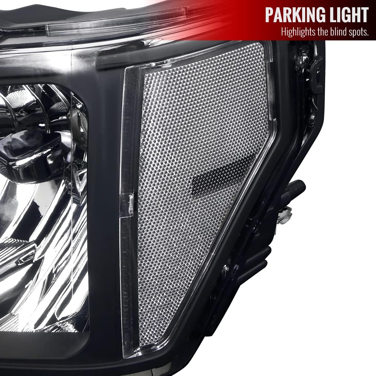 Euro Black Headlights Pair Z556066