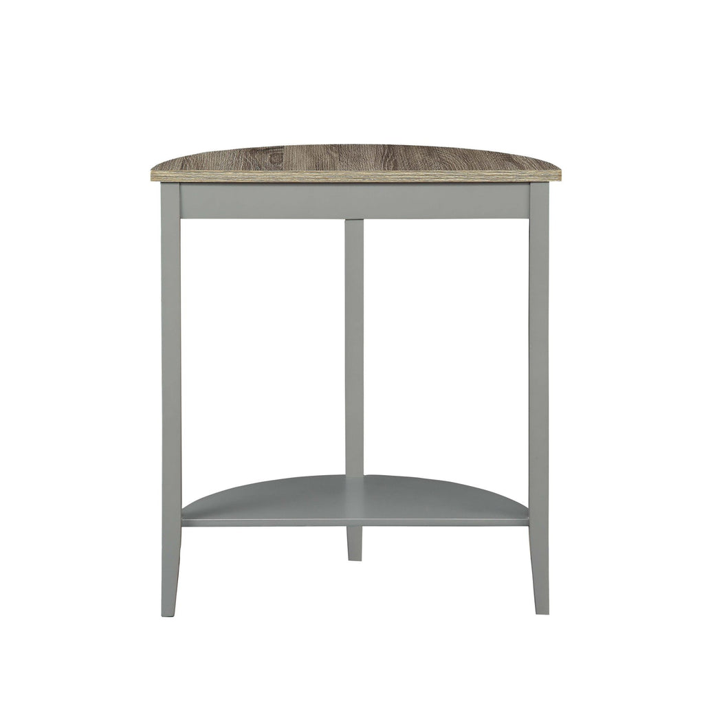 Gray Oak Console Table C773