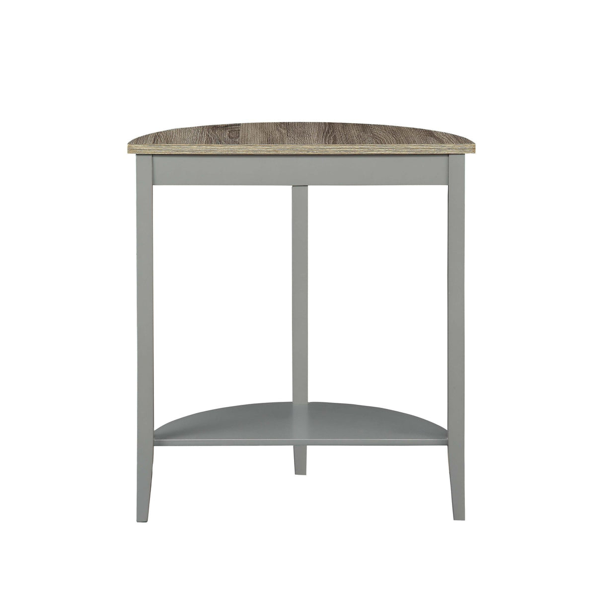 Gray Oak Console Table C773