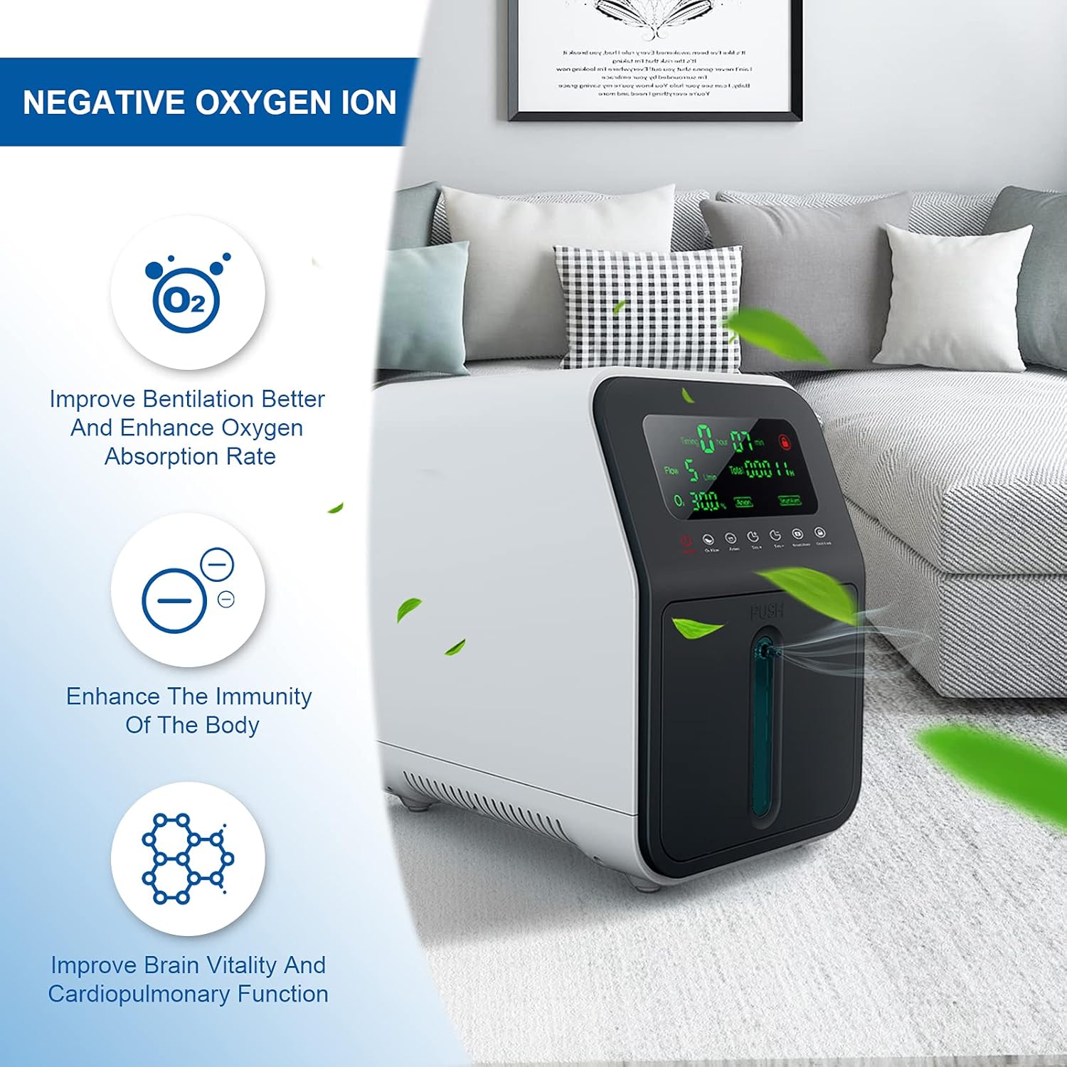 Portable Oxygen Concentrator 1-7L N803