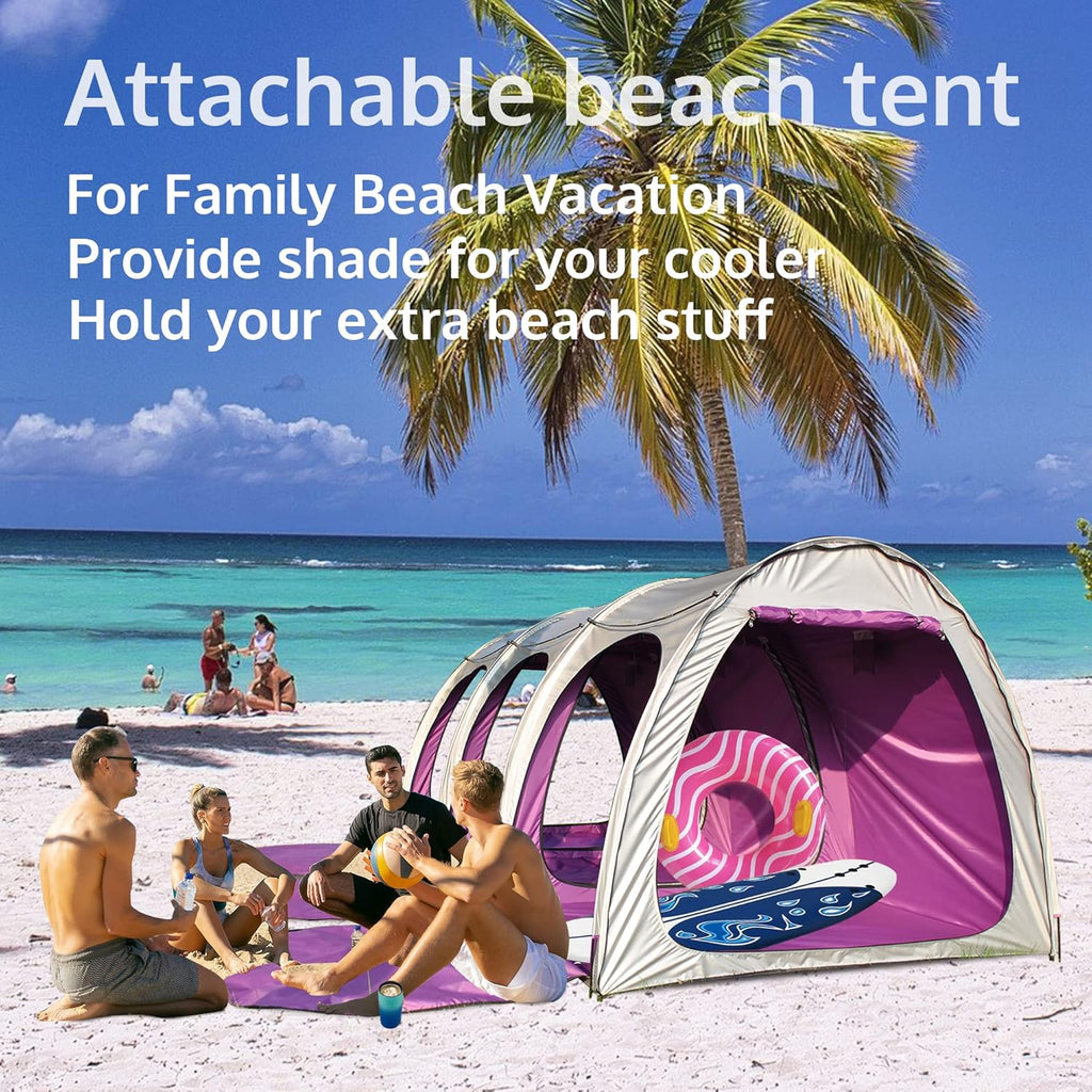 4 Person UPF50+ Sun Shelter Beach Tent C584