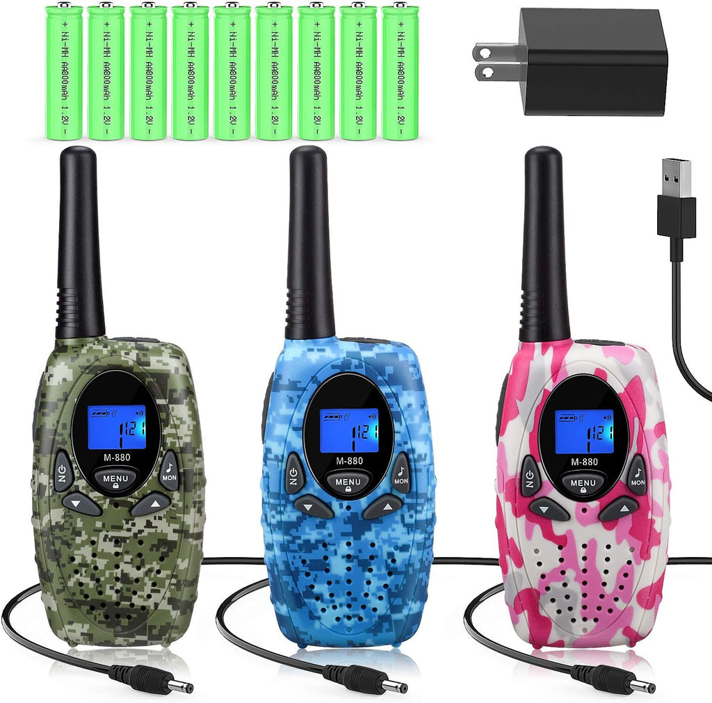 Rechargeable 3 Pack Walkie Talkies K171400