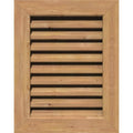 Unfinished Functional Vertical Gable Vent X325