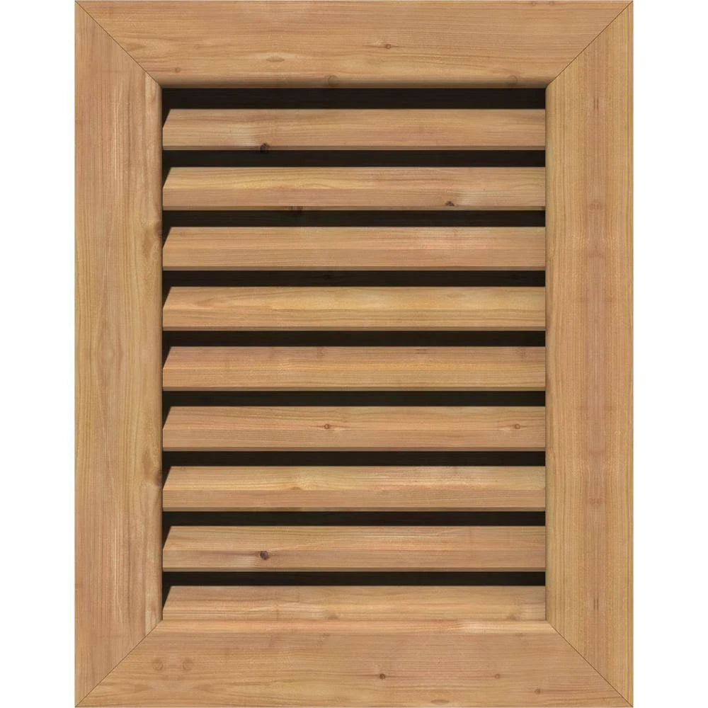Unfinished Functional Vertical Gable Vent X325
